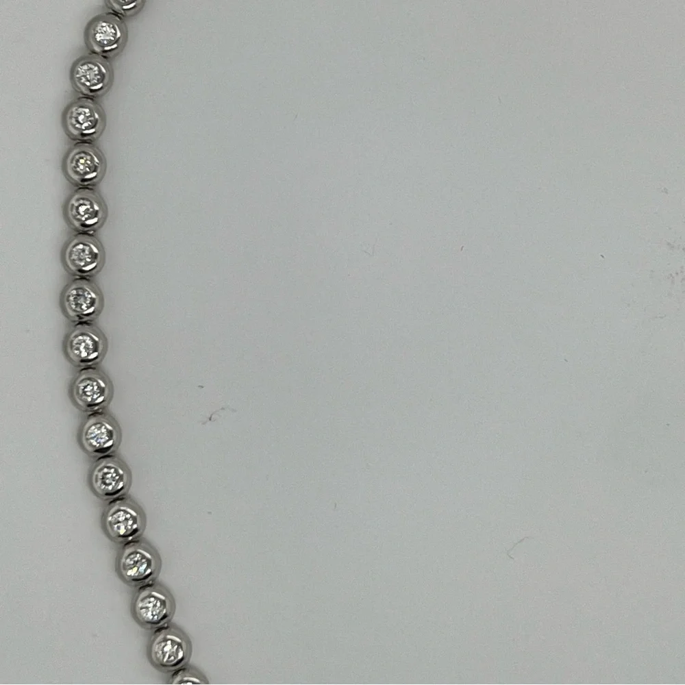 Tiffany & Co. Diamond Necklace in Platinum, '5.50 CTW' - Picture 9 of 11